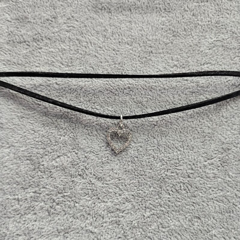 Choker corazon brillante