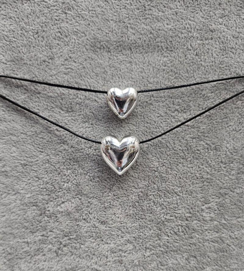 Choker doble corazon