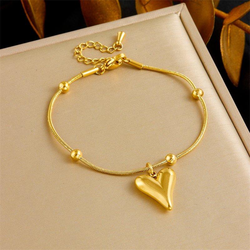 Pulsera corazon largo