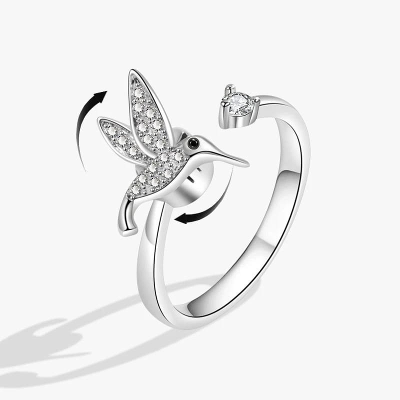 Anillo anti estrés COLIBRÍ  ajustable.