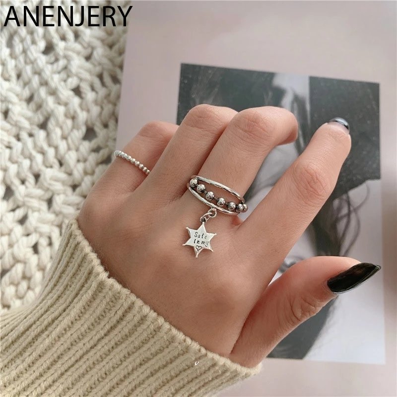 Anillo Estrella colgante