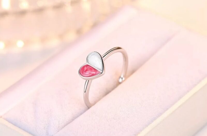 Anillo Corazon ajustable