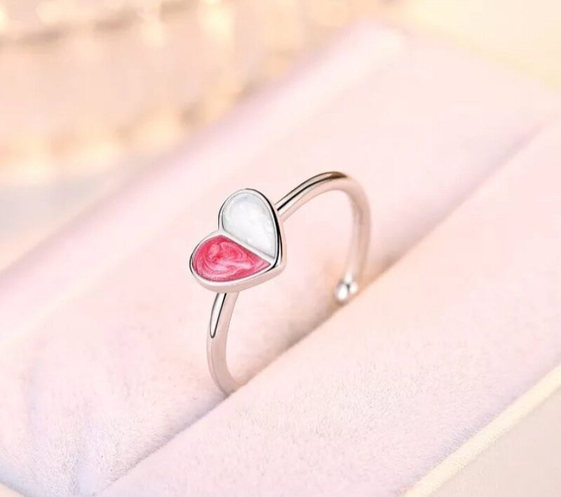 Anillo Corazon ajustable