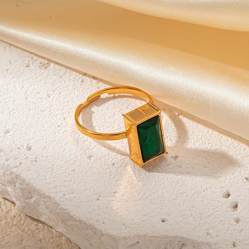 Anillo Piedra Verde