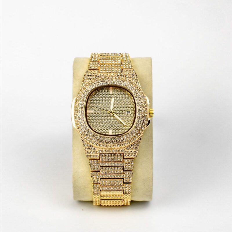 Reloj Brillos dorado