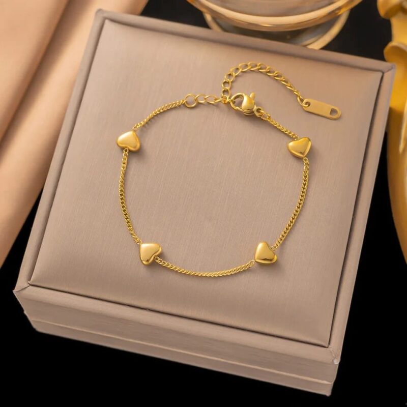 Pulsera corazones