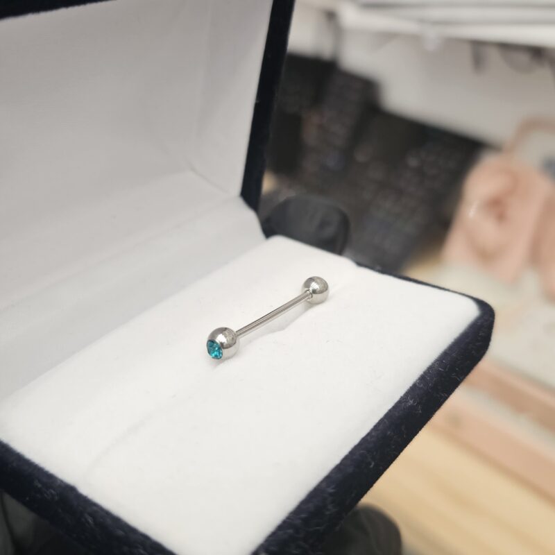 Piercing con detalle Turquesa