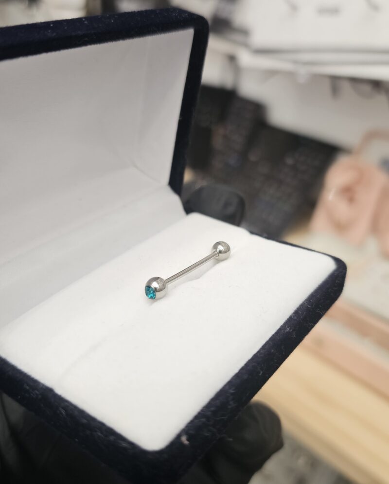 Piercing con detalle Turquesa