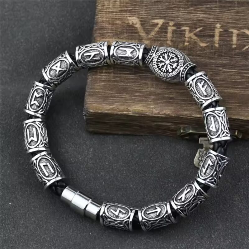 Pulsera nórdica runas